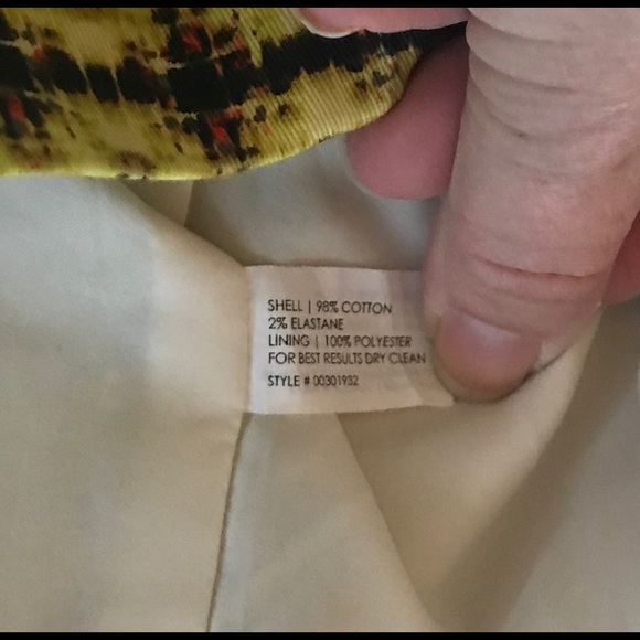 CLUB MONACO | Semi Casual Mini Skirt Yellow EUC - Picture 8 of 8